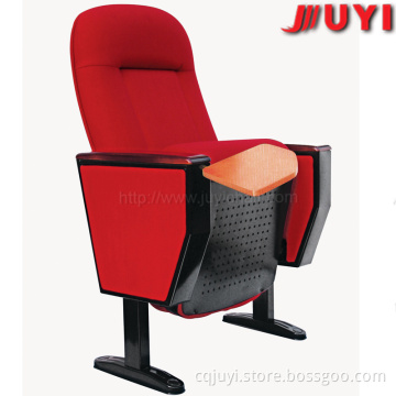 JUYI auditorium chair for sale cheap auditorium chair vip soft cushion auditorium chair with writting pad 1024x720x580mm JY-605